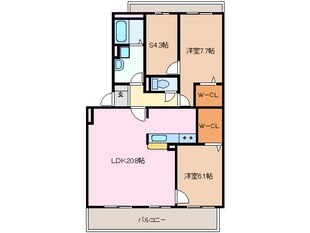 伊勢松本駅 徒歩8分 1階の物件間取画像